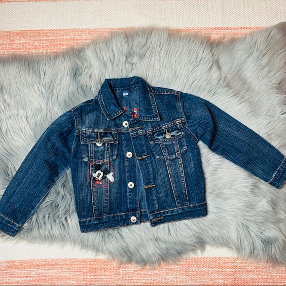 Disney Mickey jean jacket - Picture 1 of 8